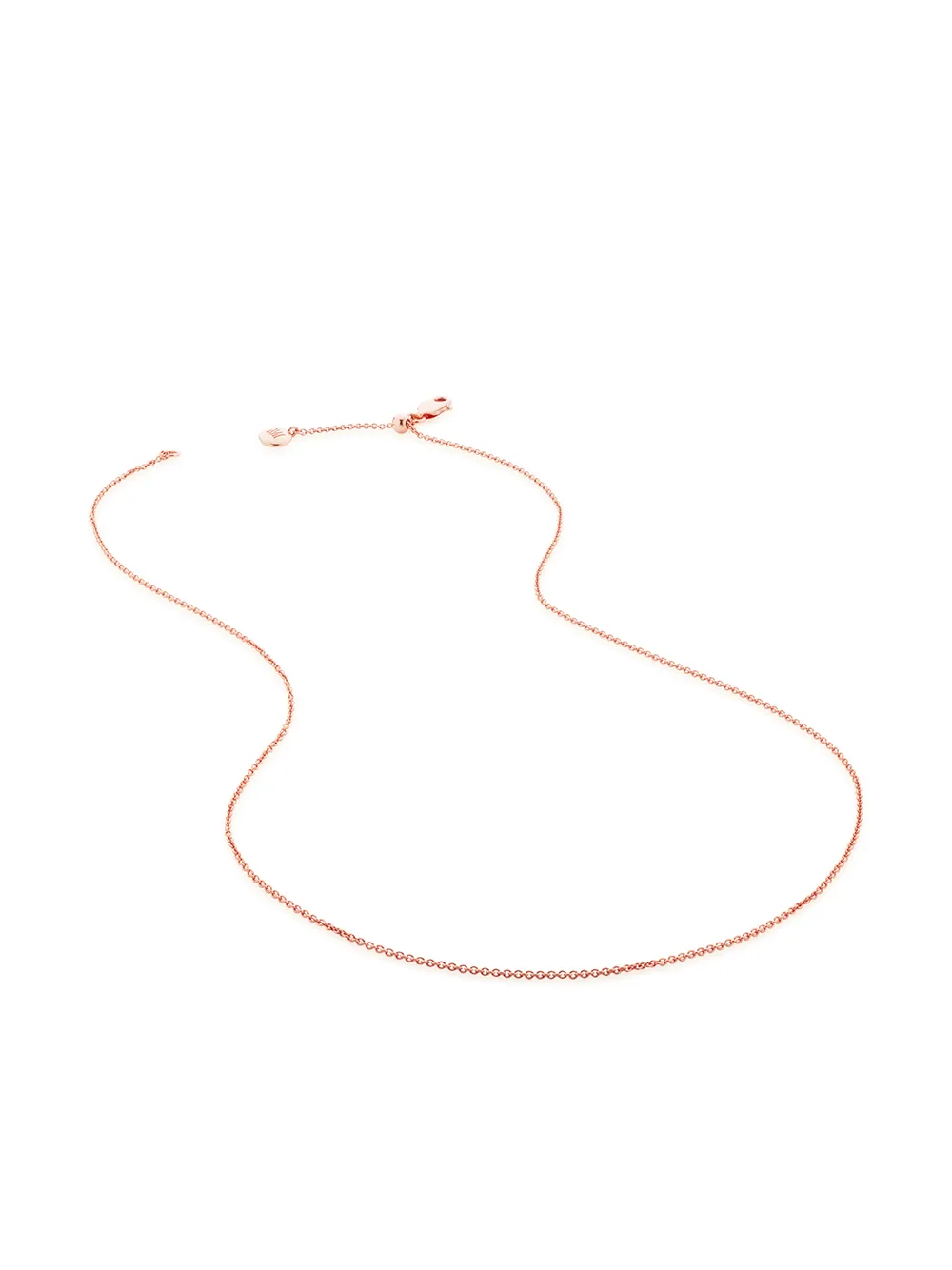 

Monica Vinader cadena fina de 43cm - Rosado