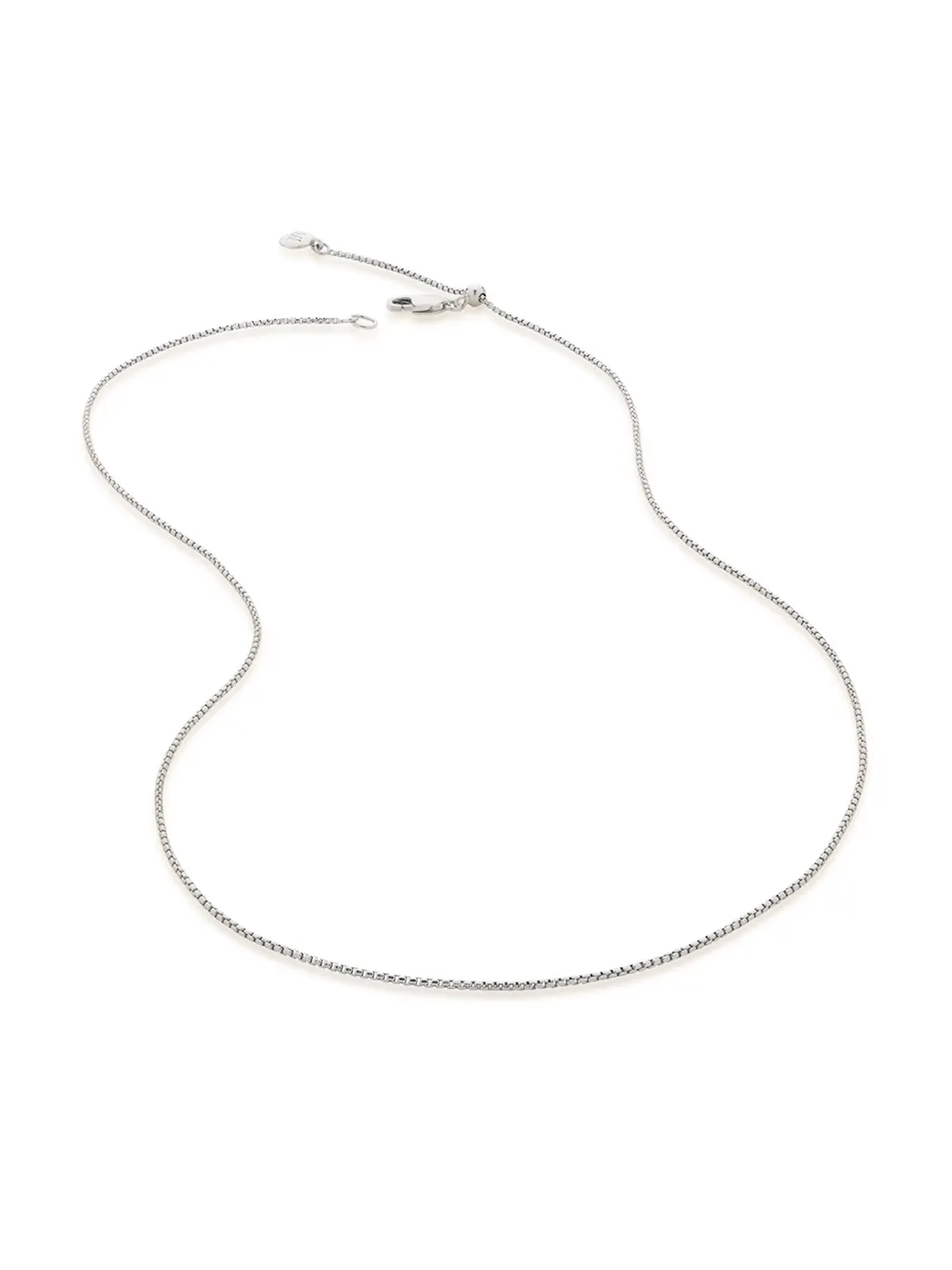 

Monica Vinader cadena fina de 46cm - Plateado
