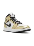 Jordan Kids Air Jordan 1 Mid SE ""Metallic Gold"" sneakers