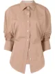 Image 1 of Alexander Wang ruched sleeves buttoned shirt