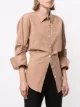 Alexander Wang ruched sleeves buttoned shirt