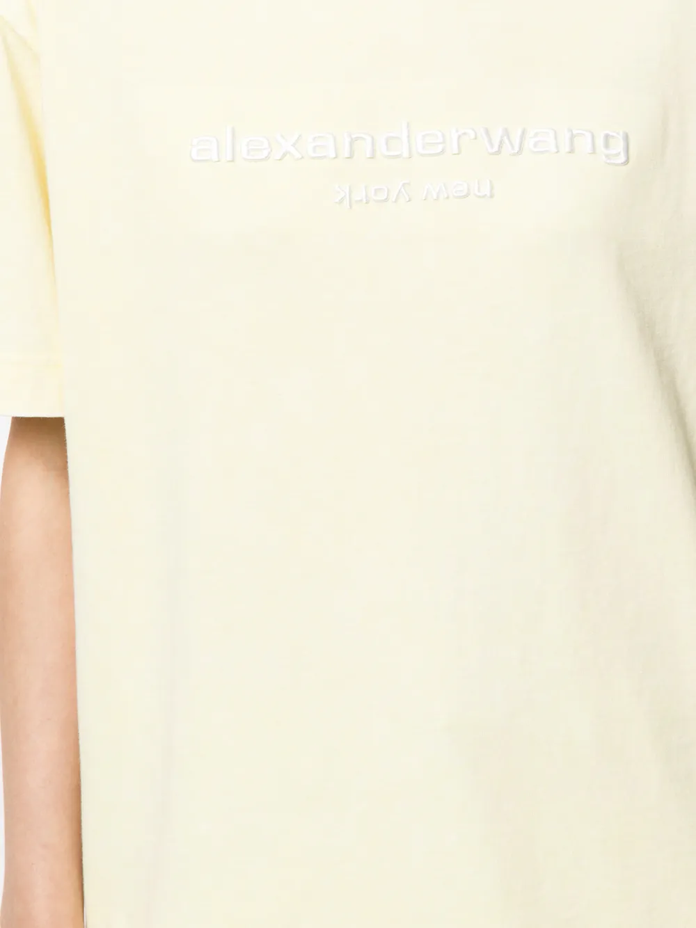 фото Alexander wang футболка с вышитым логотипом