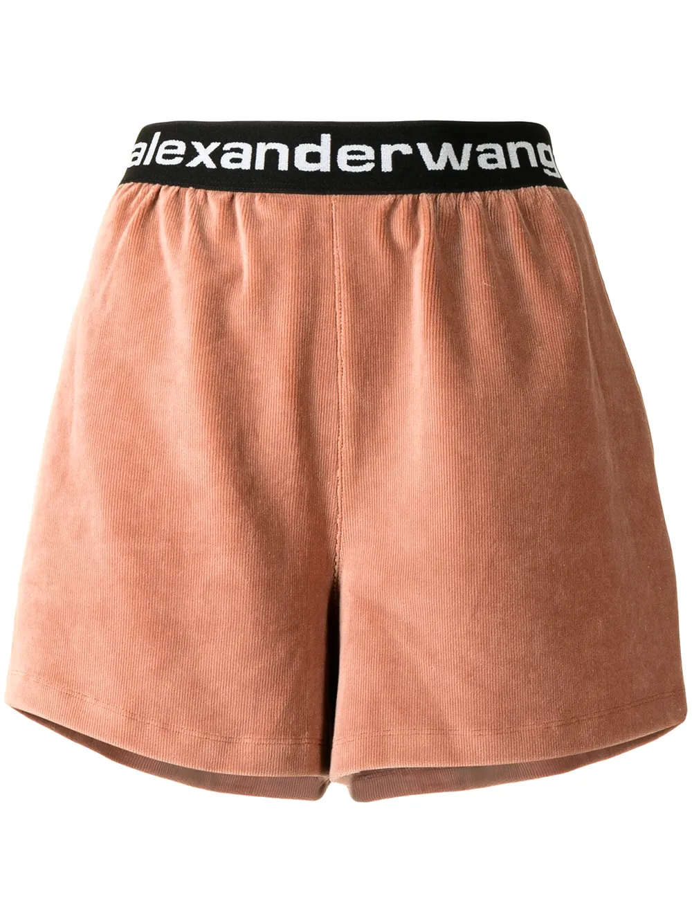 фото Alexander wang вельветовые шорты с логотипом
