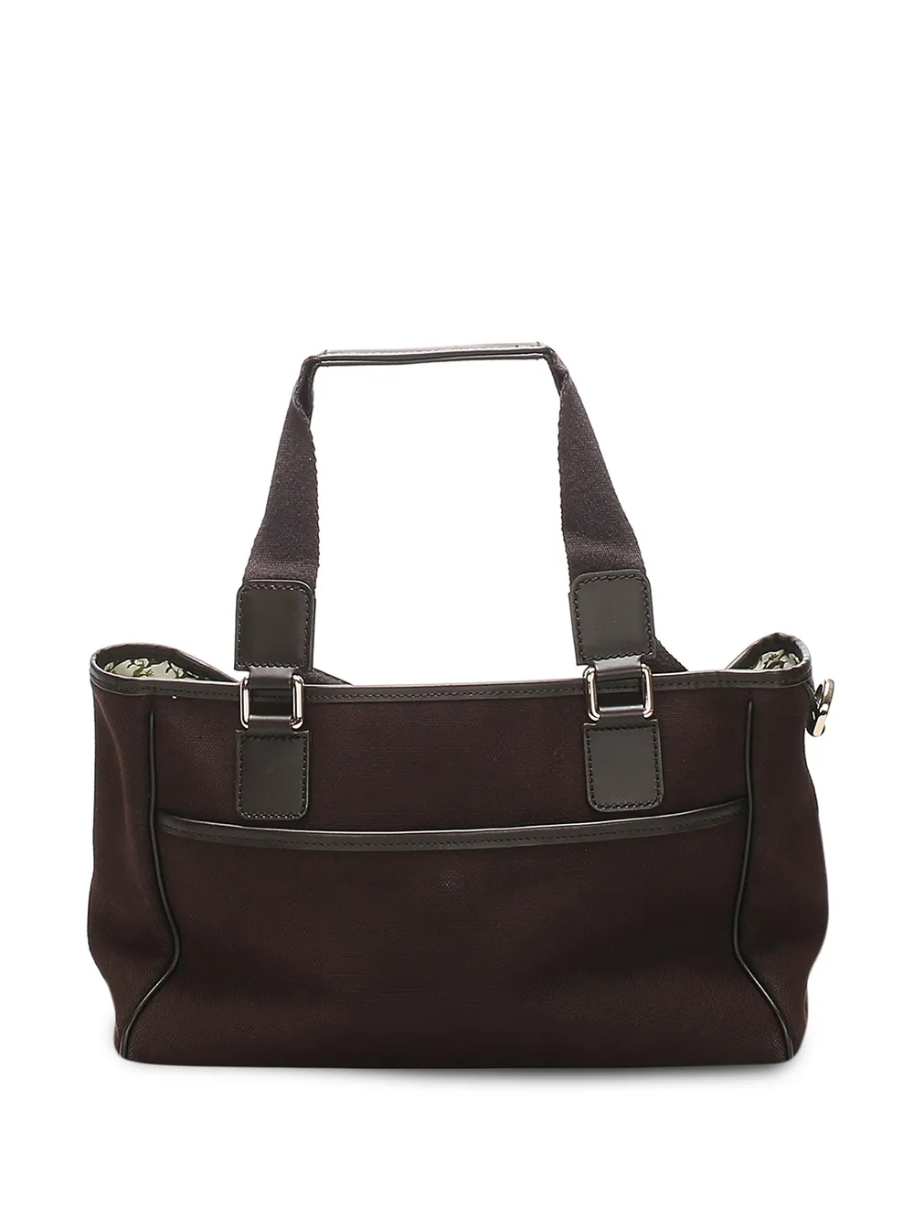 фото Gucci pre-owned сумка-тоут с нашивкой-логотипом
