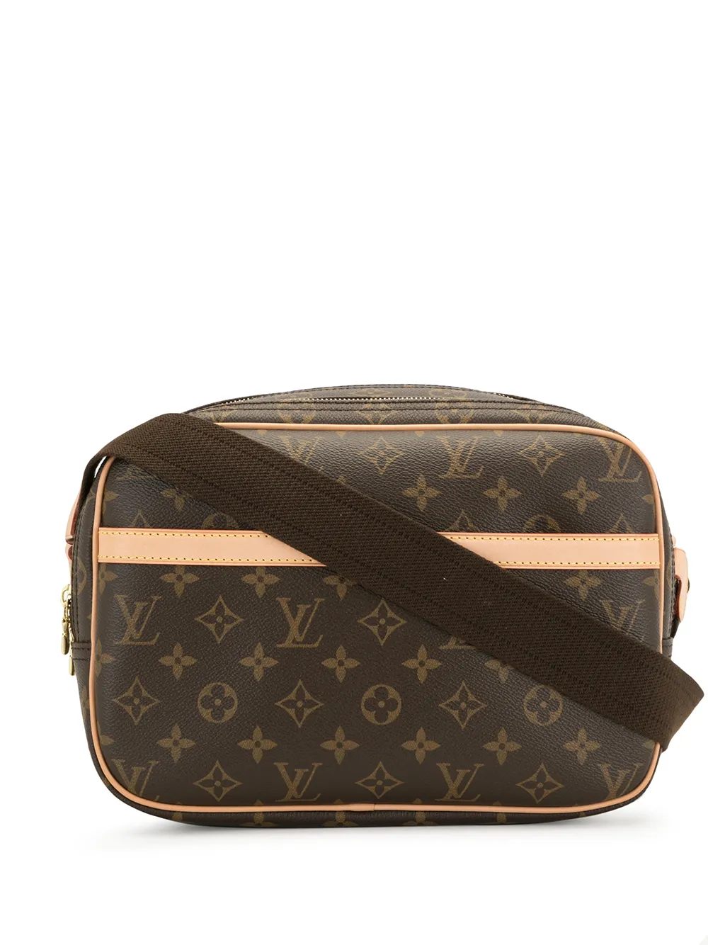 Pre-owned Louis Vuitton 2012  Reporter Pm Messenger Bag In Brown