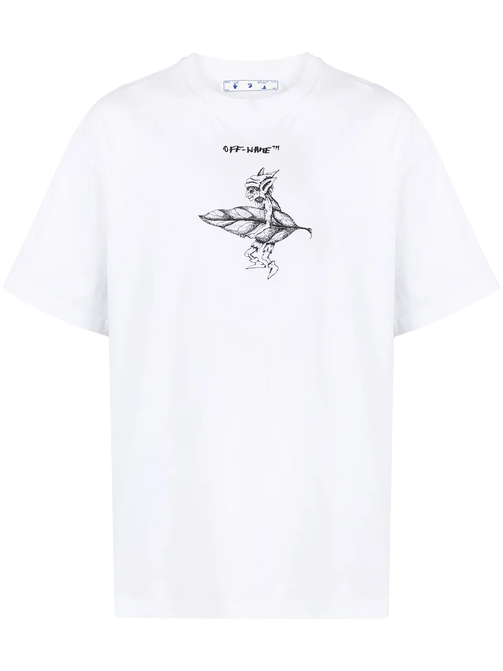 фото Off-white футболка с графичным принтом