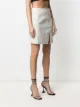 Off-White front-slit mini skirt