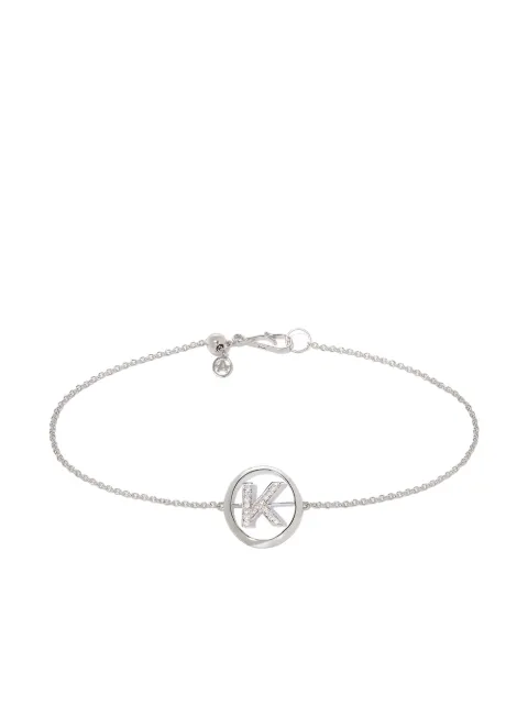 Annoushka pulsera Initial K en oro blanco de 18kt y diamantes