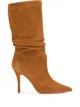 Image 1 of Amina Muaddi slouchy suede mid-calf boots
