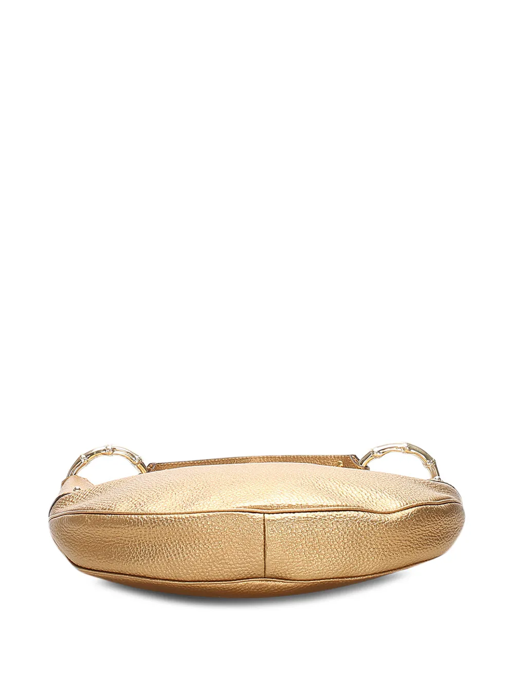 фото Gucci pre-owned сумка-тоут bamboo с эффектом металлик