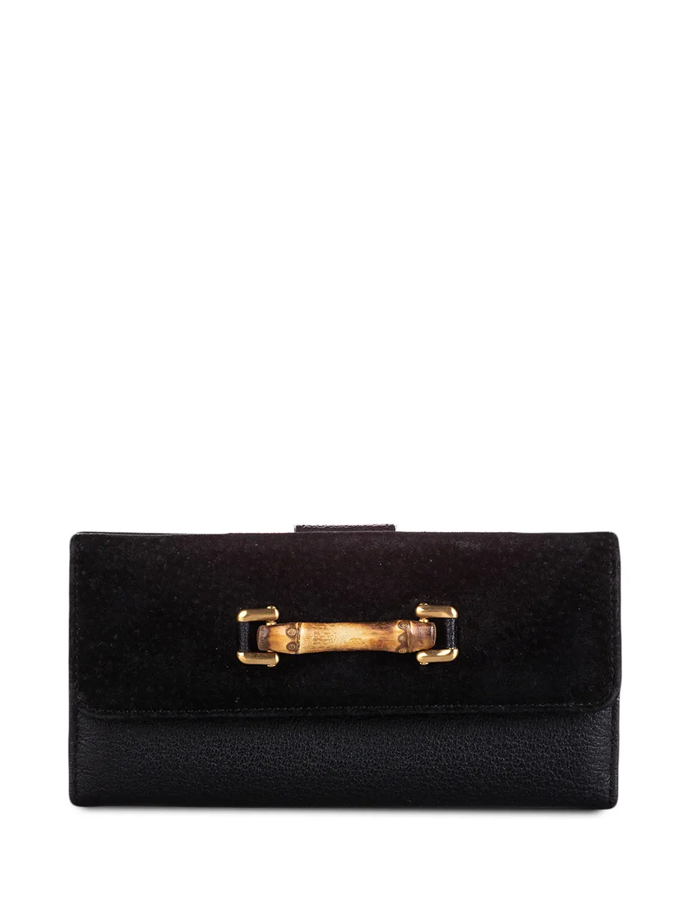 фото Gucci pre-owned кошелек bamboo с пряжкой horsebit