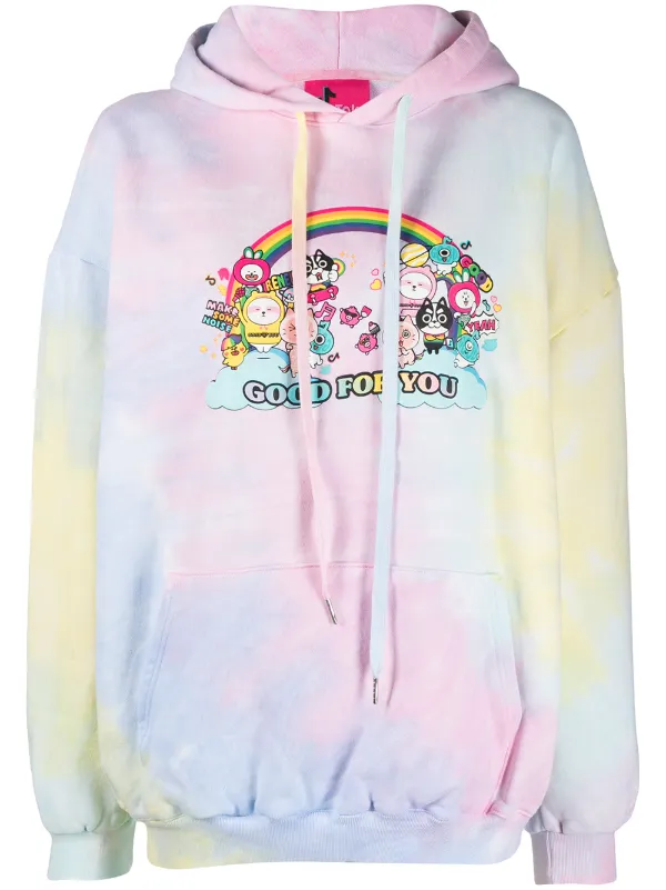 cartoon print hoodie