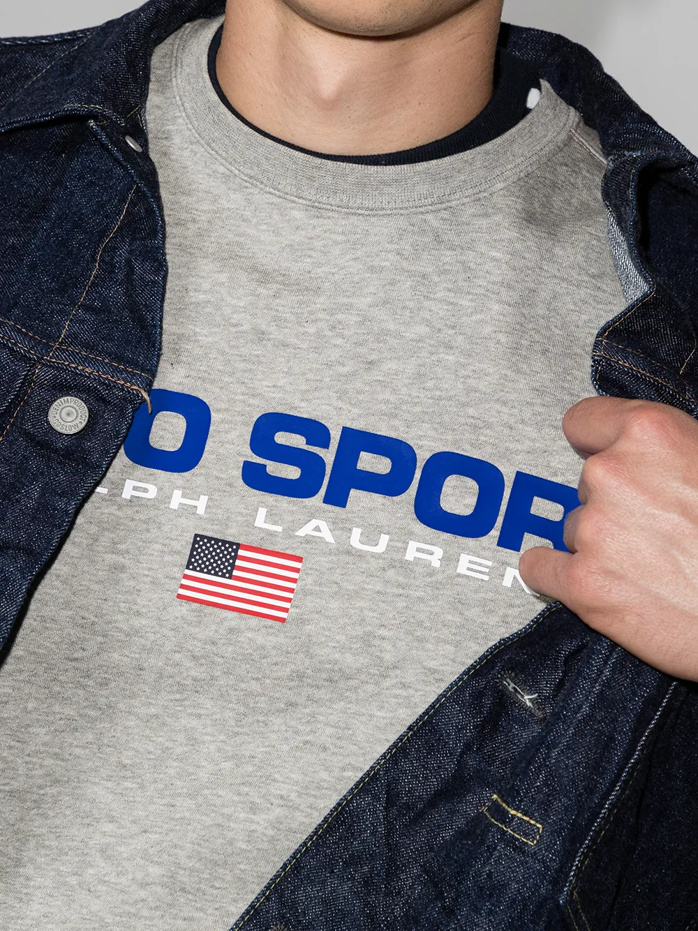 фото Polo ralph lauren толстовка с круглым вырезом и логотипом