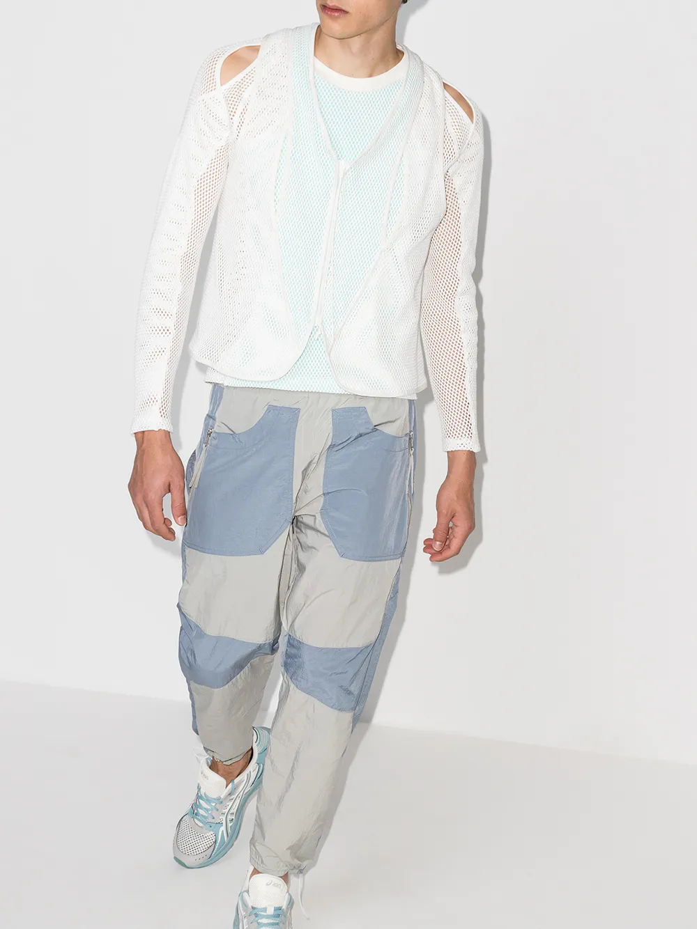 фото Saul nash сетчатый жилет на молнии