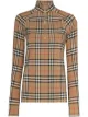 Image 1 of Burberry Vintage Check high-neck top