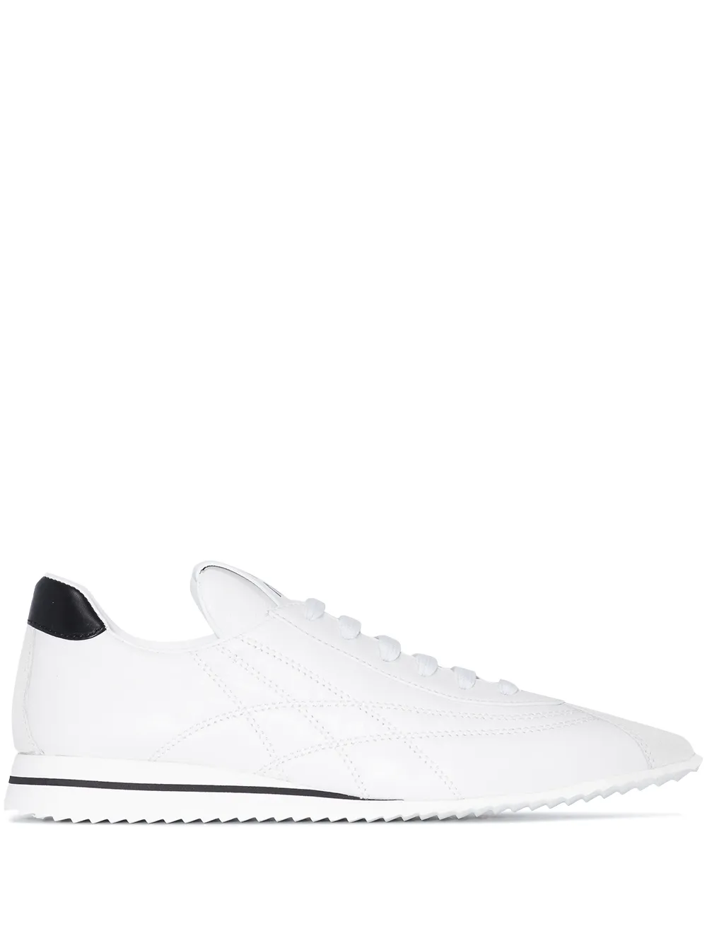 Miu Miu Low top Pointed Toe Sneakers In White ModeSens