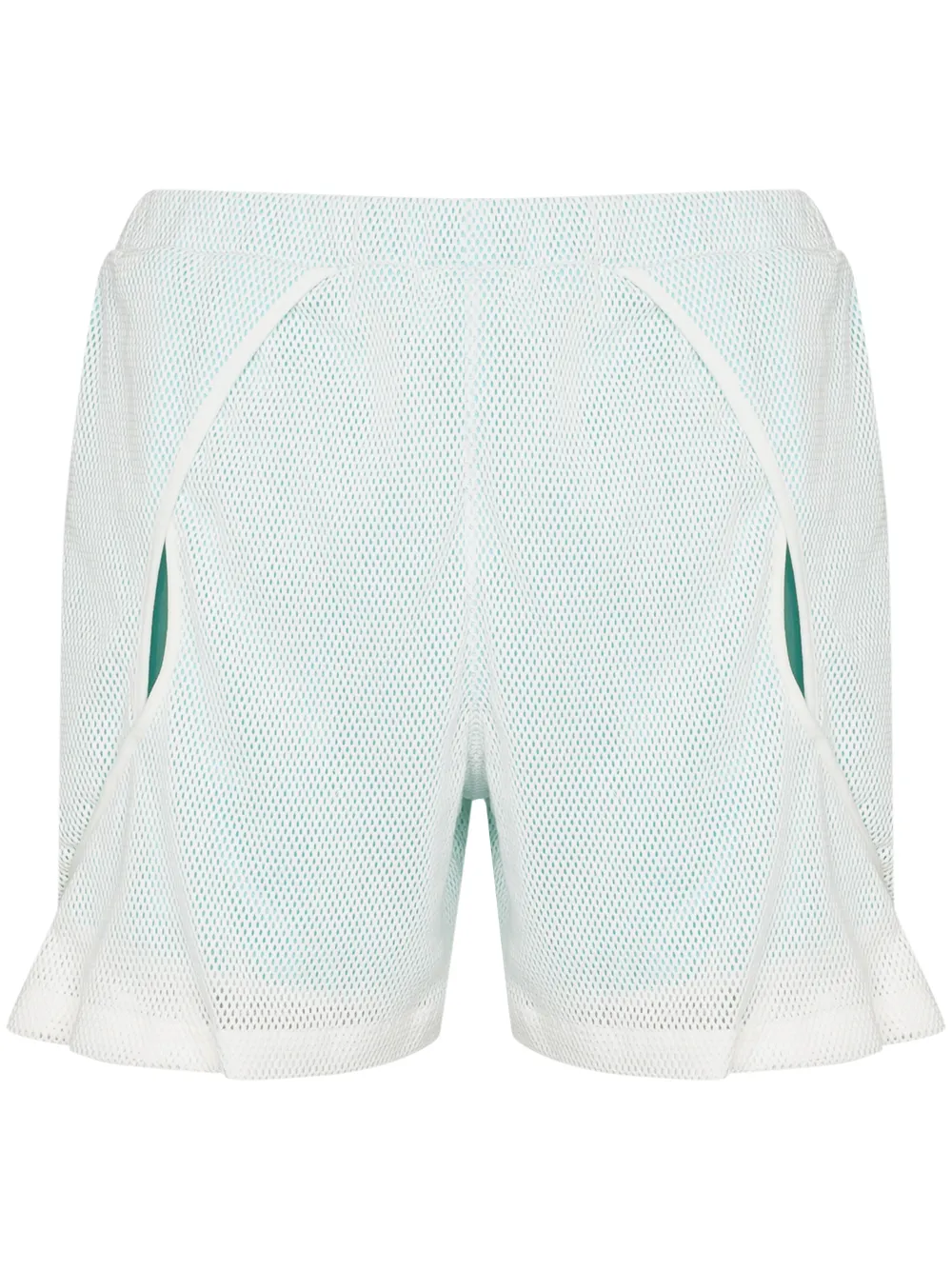 Saul Nash shorts deportivos con cordones en la pretina - Blanco