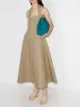 Image 2 of Bottega Veneta corset-style halterneck midi dress