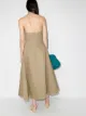 Bottega Veneta corset-style halterneck midi dress