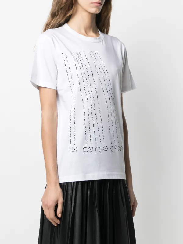 10 CORSO COMO logo-print Cotton T-shirt | White | FARFETCH