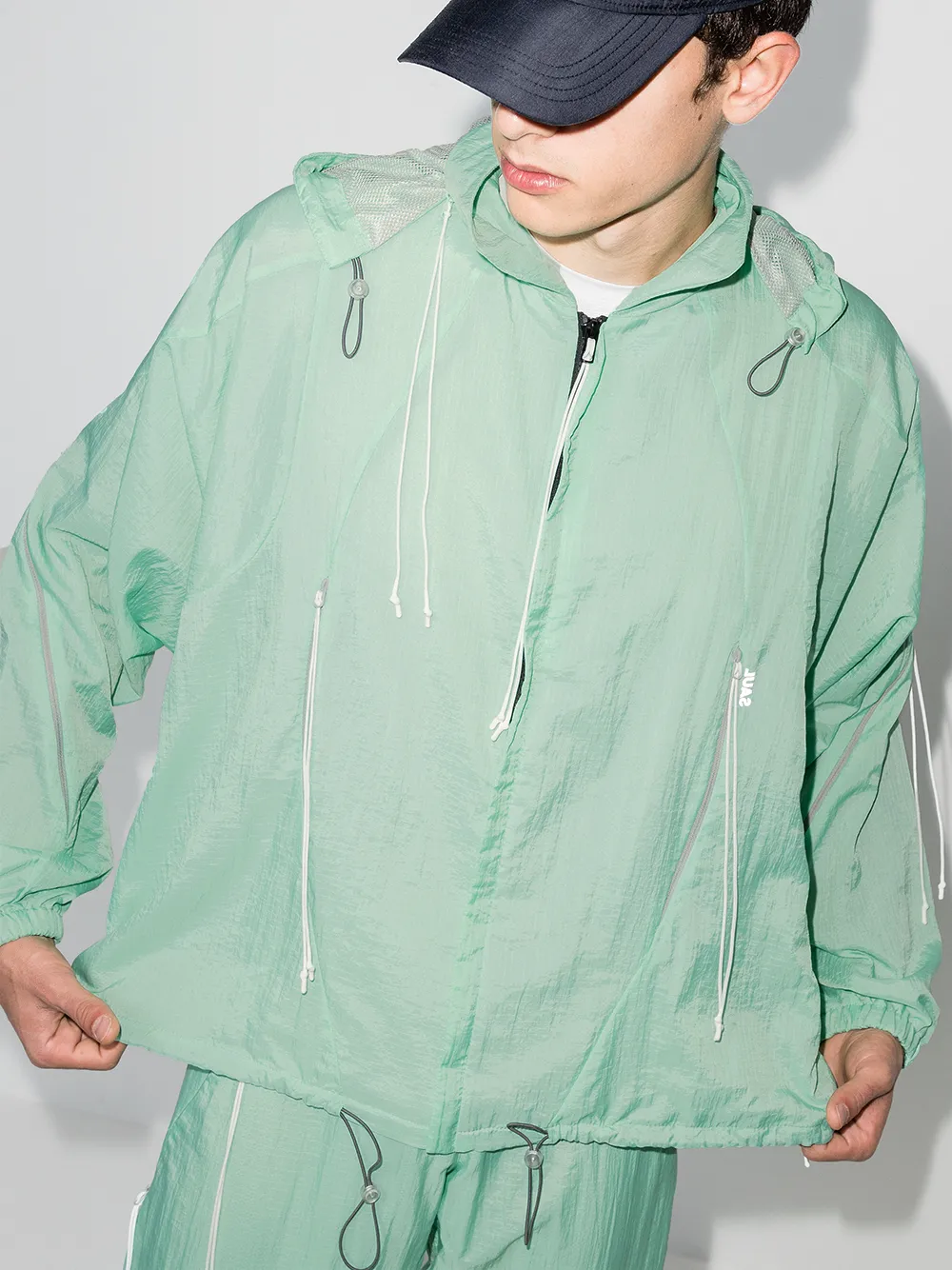 Saul Nash Jack met logoprint - Groen