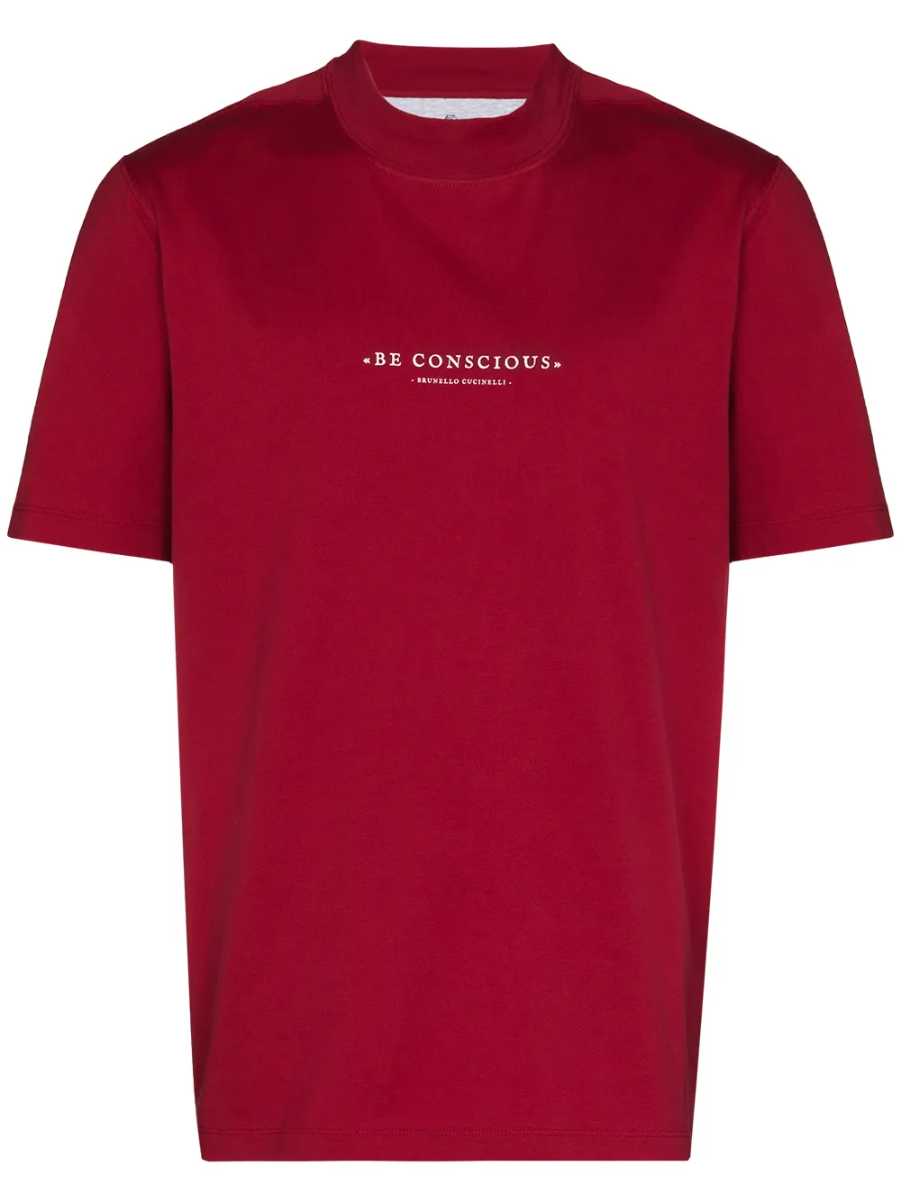 фото Brunello cucinelli футболка с логотипом