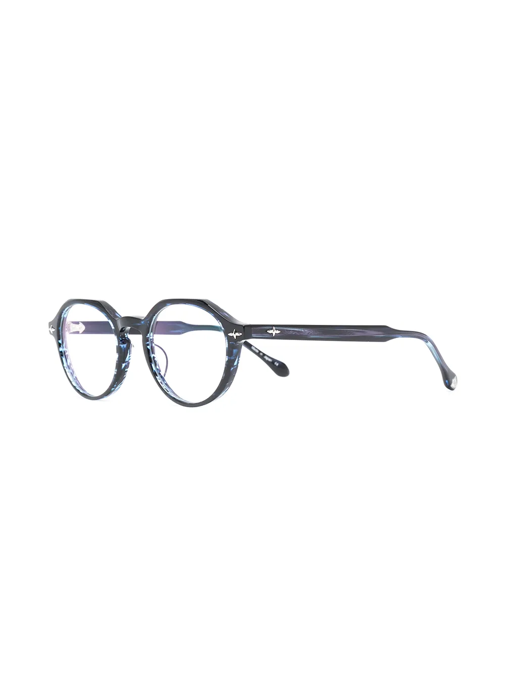 Matsuda Bril met rond montuur - Blauw