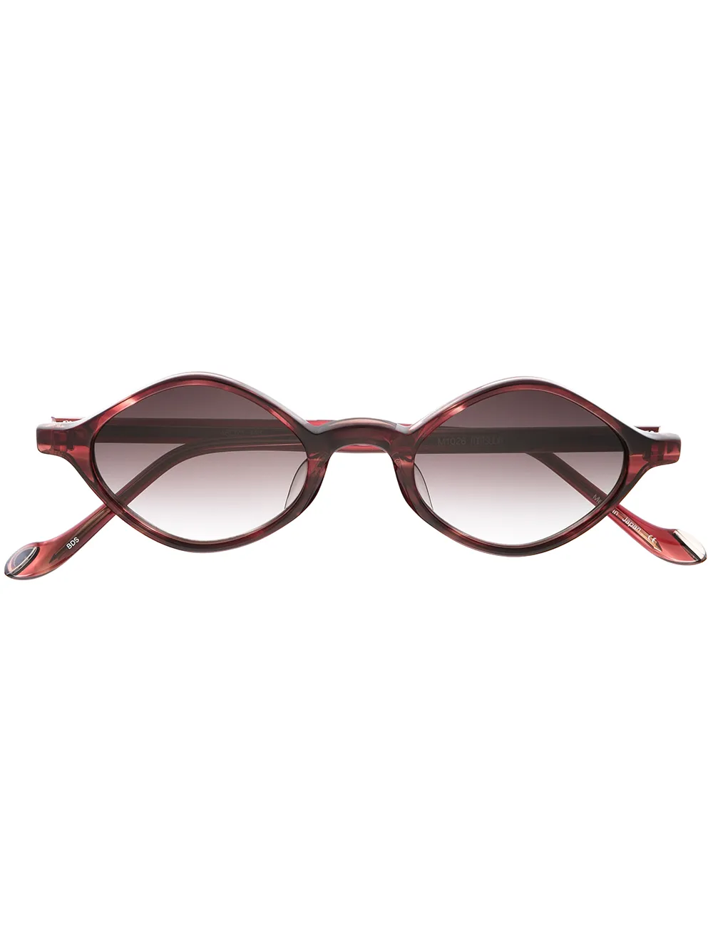 

Matsuda tortoiseshell-effect round-frame sunglasses - Red