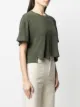 FRAME basic cropped T-shirt