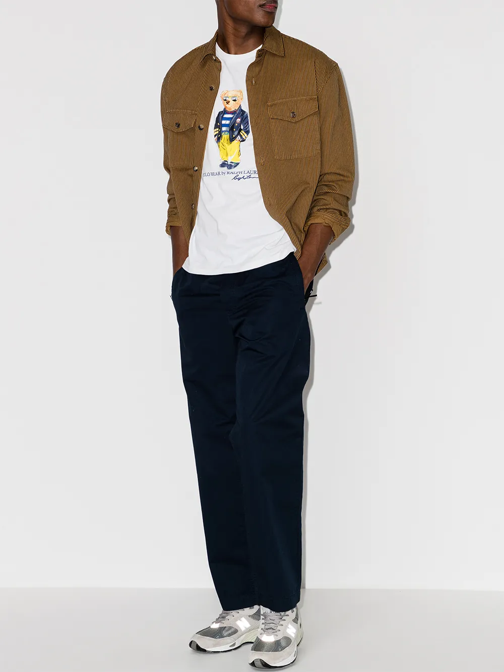 фото Polo ralph lauren футболка с короткими рукавами и принтом teddy