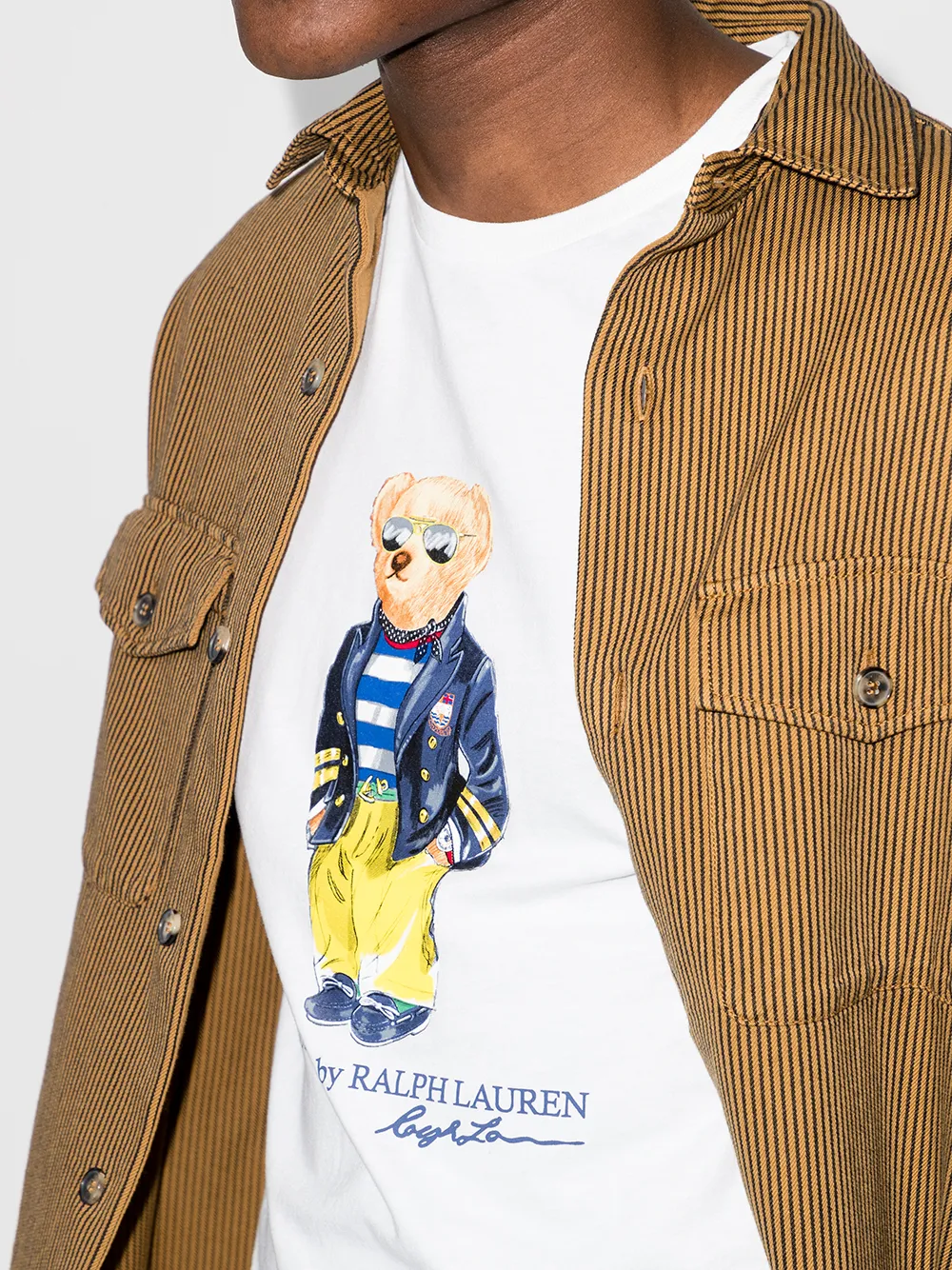 фото Polo ralph lauren футболка с короткими рукавами и принтом teddy