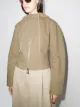 Image 2 of Bottega Veneta crochet-hood zip-up jacket