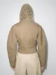 Bottega Veneta crochet-hood zip-up jacket