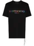 Mastermind World multicolour logo short-sleeve T-shirt - Black