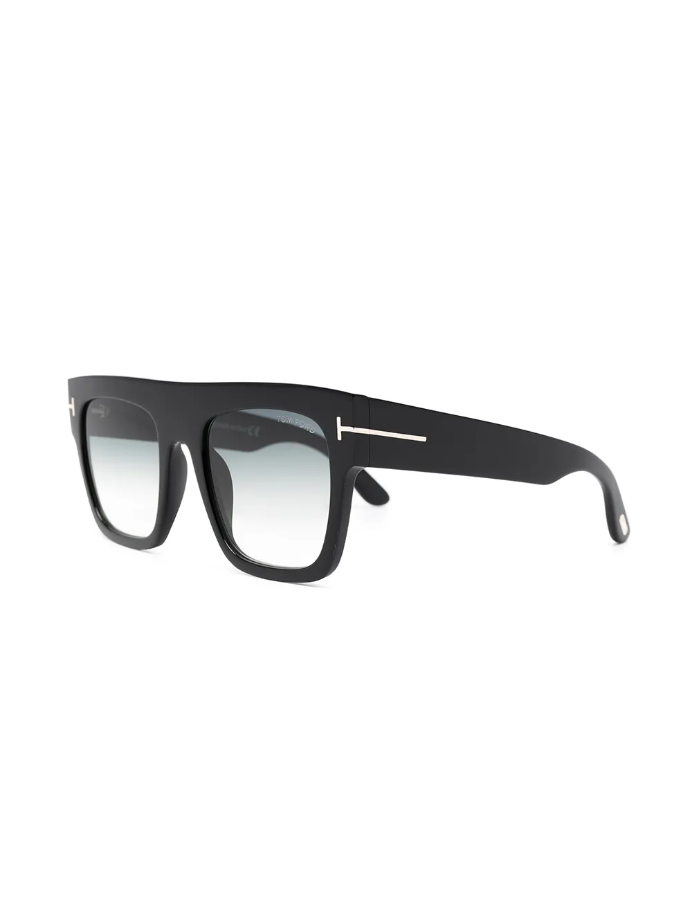TOM FORD Eyewear Zonnebril met vierkant montuur - Zwart