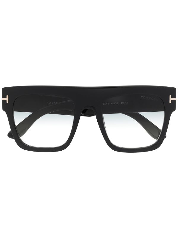 Tom Ford Eyewear square-frame Logo Sunglasses - Black