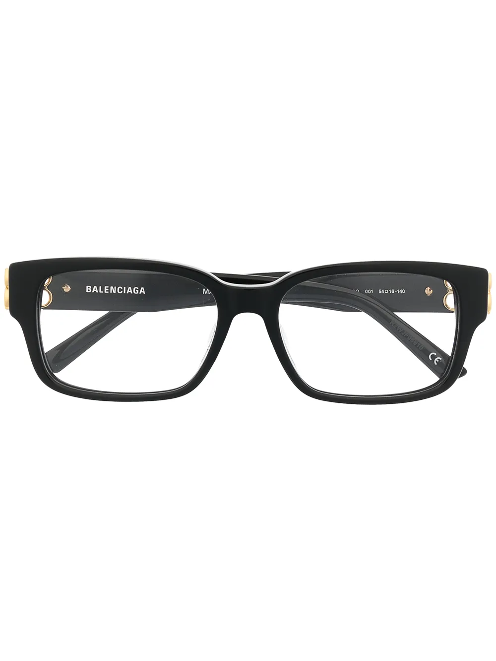 фото Balenciaga eyewear солнцезащитные очки dynasty в прямоугольной оправе