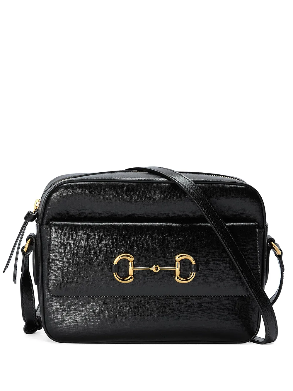 Gucci 1955 Horsebit Leather Cross-body Bag In Black