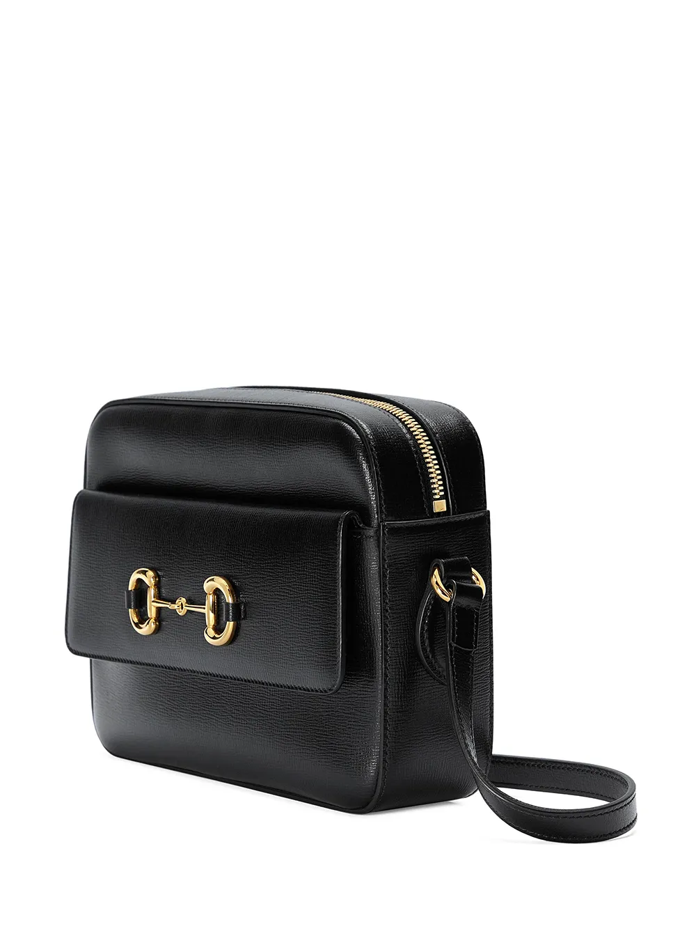 Gucci 1955 Horsebit Leather Crossbody Bag In Black ModeSens