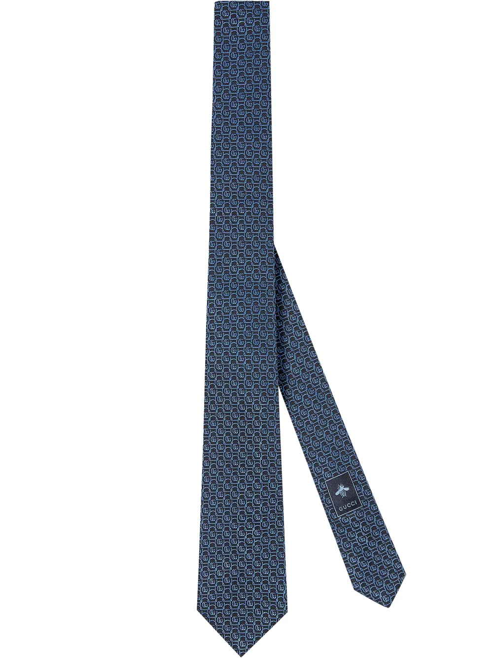 Gucci Framed Double G Silk Tie - Farfetch