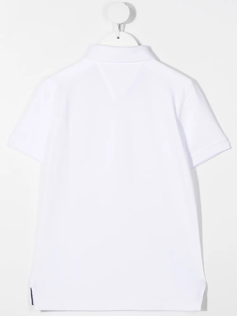 Tommy Hilfiger Junior Poloshirt met geborduurd logo - Wit