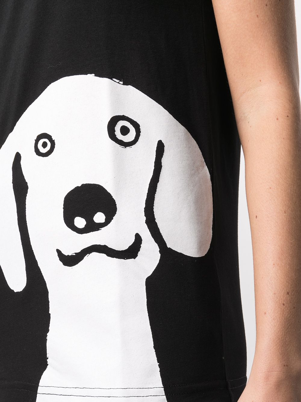 Shop 10 Corso Como Graphic-print T-shirt In Black