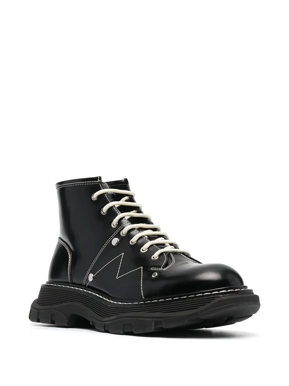 фото Alexander mcqueen ботинки tread с контрастной строчкой