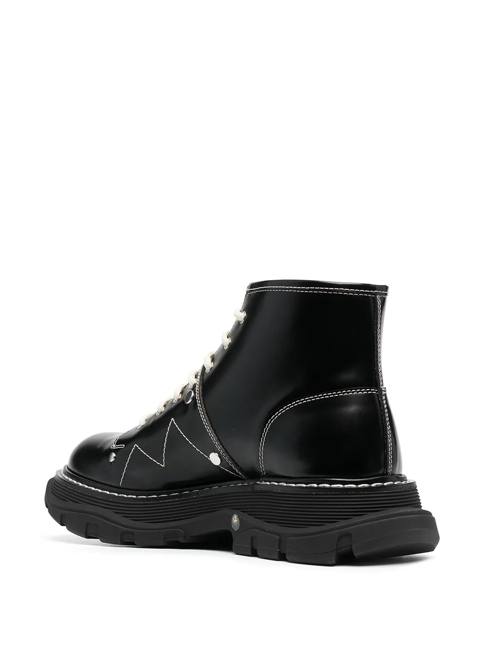 фото Alexander mcqueen ботинки tread с контрастной строчкой