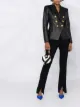 Image 2 of Balmain leather double-breasted blazer