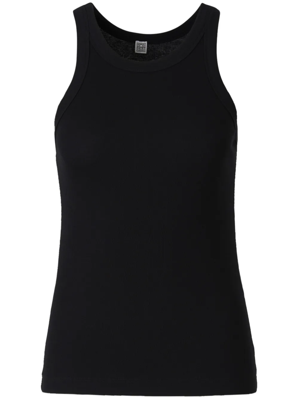 TOTEME Espera ribbed vest | Black | Image 1