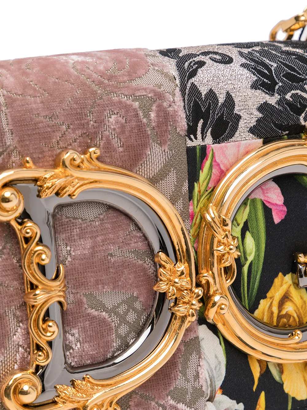 фото Dolce & gabbana сумка dg girls в технике пэчворк