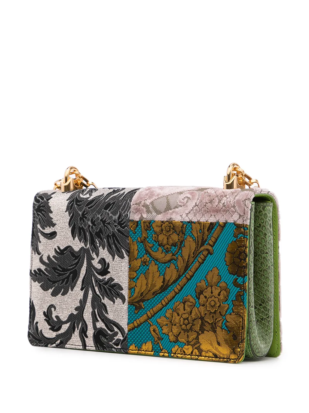 фото Dolce & gabbana сумка dg girls в технике пэчворк