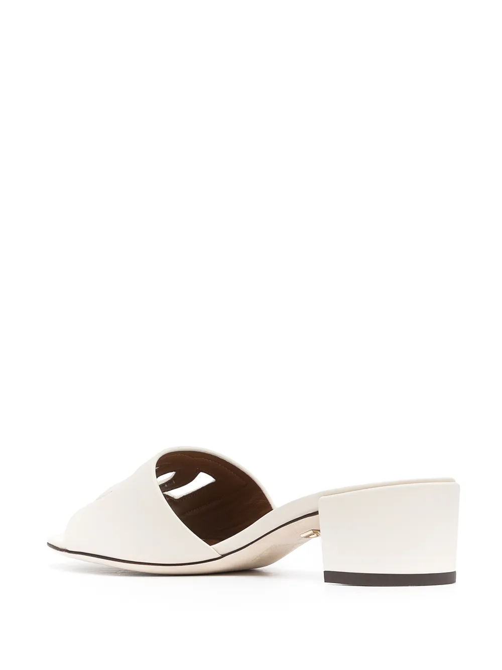 фото Dolce & gabbana босоножки с вырезанным логотипом dg