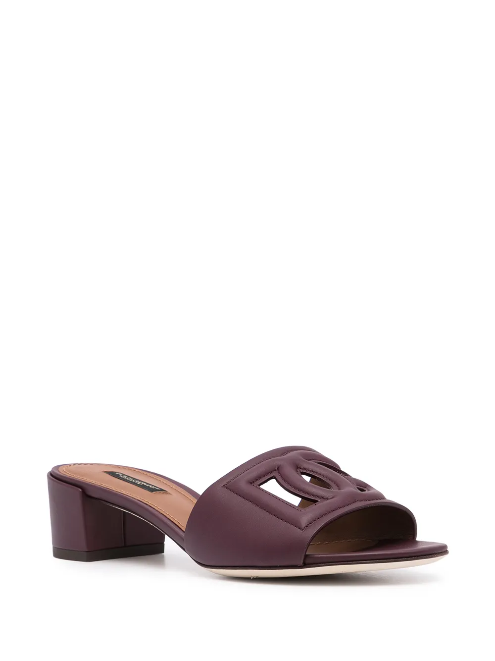 Dolce & Gabbana Sandalen met lage hak - Paars